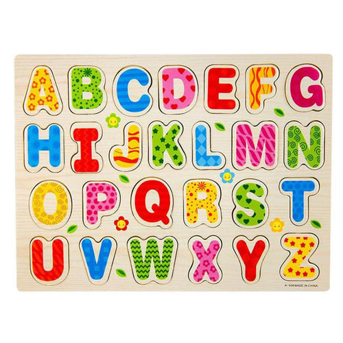 26 pcs Puzzle English Educational Toy Alphabet A - Z Letters Educational Foam Mat for Children Wooden magnet Educational Toys